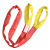 定制环型柔性吊带8吨10T12t圆形吊装带 起重吊带 彩色圆套吊绳 12吨4米双扣