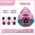 SHIGEMATSU日本重松TW01SC 防尘面具面罩电焊打磨粉尘面罩主体多款滤芯可选适用于不同场景 TW01SC+TOV芯 S码（小码） TW01SC（粉色）