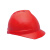 台宇TAIYU V型安全帽建筑施工作业 ABS材质带透气孔 可印字TY-8816 红色 按键