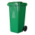 适用于120升户外分类垃圾桶带轮分类果皮箱100L240四色垃圾分类环卫桶大 240升分类蓝色可回收+两轮+盖子
