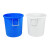亚润  加厚储水用带盖大号白塑料桶圆桶困水大桶垃圾桶 白色280L桶装水约320斤(带盖)