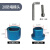 黛惑热熔器防堵加厚模头20-25PPR水管不粘烫模头PE32塑焊机热熔头模具 孔雀蓝20(4分)防堵加厚模头