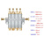河谷容积式分配器定量油排HEGR注塑机分油器CNC车床加工中心油路 4位(稀油含接头)吐出量0.3ml