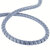 创优捷 电线电缆螺旋缠绕管 线缆装饰防冻保护套管 灰色 内径10mm 长10米