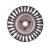 贝傅特 扭丝平行钢丝轮 打磨除锈平型钢刷钢丝圆盘刷平型钢刷喇叭口钢丝轮 300*32孔经mm 