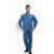 包健天兰华达呢工作服套装，防酸防静电抗油拒水，特种工作服定制宝蓝色BJ-1002 L