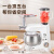 康佳（KONKA） 康佳厨师机多功能全自动家用小型台式和面机揉面机打蛋器奶油机 5L1200W白色套餐