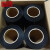 铸固 缠绕膜 工业保鲜膜PE打包膜包装自粘性防水拉伸膜捆包膜 黑色50cm宽4.2kg/约450米