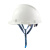 安力1501高光烤漆 安全帽工地 ABS 电力 工程 劳保 国标 透气 加厚 防砸 头盔 免费印字 白色