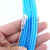 冰禹 电工穿线器 圆头电线线管光纤引线器 蓝色20米(包胶)+束线器2个 BYyn-428
