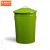京洲实邦 环保垃圾桶高档别墅创意室外果皮箱A 绿色