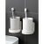 文盾（WENDUN）卫生间置物架感应洗手液机支架浴室墙上沐浴露收纳架