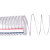 钢丝进水管吸水软管加厚管耐高温pvc管内径1/1.5/2寸3寸4寸螺旋管 1.5寸钢丝管3mm/内径40mm*5米