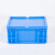 知旦 EU物流箱 外径:400*292*175mm运输箱搬运箱仓库整理箱收纳箱塑料胶筐物料箱 EU-400175P 蓝色平盖