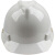 MSA梅思安 10172901 V-GardPE标准型安全帽 白色PE帽壳 超爱戴帽衬针织布吸汗带D型下颏带*1顶