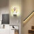 畅玩壁灯卧室床头灯现代简约客厅背景墙灯创意温馨新中式过道楼梯灯具 10-荷花 单色暖.光