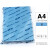 A4A3A5白色无尘打印纸清洁净化绿蓝黄红色实验车间半导体晶圆纸 A4蓝色250/包