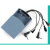威伦司险柜 备用险箱 电源外接 驰球接电约巢盒 电池永发应急 浅蓝色 3.5mm+电池