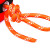 丰稚 反光绳救生绳包 水上漂流救援抛绳包 橙色 12mm30米+包 单位/套