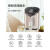 美的（Midea）饮水机电热水瓶恒温热水壶5L大容量家用烧水保温一体全自动 香槟金