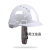安全帽男新国标工地定制工程领导abs电工施工头盔生产工作帽 京炼 白色PE