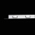 冰禹 BYZJ-6 台面缝隙卡条 集成灶接缝挡水收口封边条 边宽1公分(一对装) 