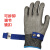 防割手套 不锈钢5级钢丝加PE钢环铁手套 防切割金属屠宰修理木工 钢丝编织手套M码（女士款）1只