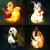 加达斯太阳能户外发光动物灯兔子熊猫青蛙卡通灯装饰草坪花园景区灯 橙色松鼠-太阳能款-暖光
