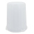 兰诗 YJ-E084 圆形水桶 塑料桶储物收纳桶酒店厨房大号环卫物业垃圾桶 白色120升无盖