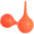 铂特体 橡胶洗耳球 皮老虎气吹红色橡胶球 实验室清洁橡胶球实验清洁球 大号 90ml