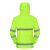  谋福 反光分体雨衣套装 路政成人骑行雨衣可定制 赠肩灯和指挥手套 荧光绿YGL01 XL175(适合身高170-175) 
