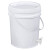尚留鑫 手提塑料桶25L乳白色带龙头水桶加厚储水洗手桶