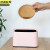 京洲实邦 粉色 创意桌面垃圾桶小号迷你办公室垃圾桶JZSB-1113