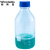 稳斯坦 蓝盖试剂瓶 透明丝口玻璃瓶 螺纹口带刻度螺口试剂瓶 带刻度透明样品瓶 中性料 1000ml WW-18