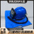 空调式供氧喷砂头盔 可配套连体分体喷砂服 活性炭过滤器 调温器 蓝色3 帆布式喷砂服 方型面罩