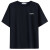 金利来（Goldlion）男装纯棉印花宽松版圆领短袖t恤男士款夏季透气时尚休闲体恤衫 黑色-99 L
