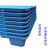 吹塑塑料托盘叉车板仓库垫板防潮栈板货物塑胶货架仓储垫仓板卡板 吹塑1.2*1.0*0.14米(12公斤)动载