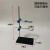 铁架台实验室十字夹夹子铁圈配件蝴蝶夹大号微型不锈钢实验标准铁架台支架铁架台80cm滴定台方座支架 标准铁架台全套(高40厘米)