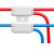 星期十 并线1-6平方双联 免断线分线器多功能电线接线端子大功率分流器并线器定制