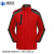 沸耐笙 FNS-18518 户外一体式加绒加厚防水防风冲锋衣外套 大红4XL/190 1件