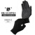 Golmud 劳保手套 50付ST530 黑色 全指 防滑手套 开车 点胶 耐磨 工作防护 工地 手套