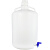 塑料放水桶黑盖美式白盖实验室蒸馏水放水瓶下口瓶化验室龙头瓶带水龙头耐酸碱试剂瓶样品瓶 10L(黑盖)