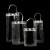 海斯迪克 HKL-1054 透明pvc手提袋 纽扣手拎袋 塑料礼品袋子 25*7*25cm横版