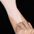 海斯迪克 HKqy-71 一次性乳胶手套 无粉检查橡胶防护手套 美容科研实验室 100只/盒（M码无粉）