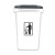 希万辉 商用带盖垃圾箱卫生间大容量垃圾桶 新国标颜色备注 20L