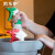 凯乐护一次性手套PVC透明食品级餐饮实验室家务清洁用薄膜美容烘赔洗碗防水 100只S#