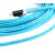 美国康宁 LC-LC单模OS2 /OM3/OM4多模万兆双芯光纤线跳 OM4万兆多模LC-LC 5m