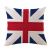 万燊 欧美式复古棉麻沙发靠垫英国米字旗抱枕英伦风咖啡厅酒吧车载靠枕 E款 45x45cm(枕套加枕芯）