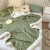 雅鹿 毛毯加厚冬珊瑚法兰绒盖毯双层羊羔绒空调毯子办公午睡沙发毯 橄榄绿ALG 150*200cm单人毛毯