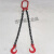 适用于定制起重吊链吊索具叉车行车挂钩锰钢链条勾四腿成套索具吊 2吨*1.5米(双腿)